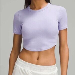 Lululemon Hold Tight Crop in Lilac Smoke